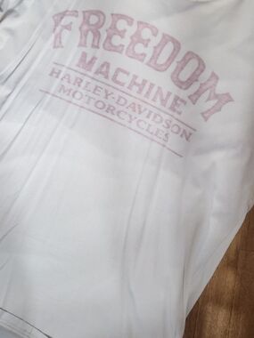 Harley-Davidson Freedom Machine White Graphic Men's Shirt